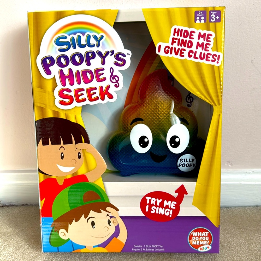 Talking Singing Rainbow Silly Poopy Hide And Seek